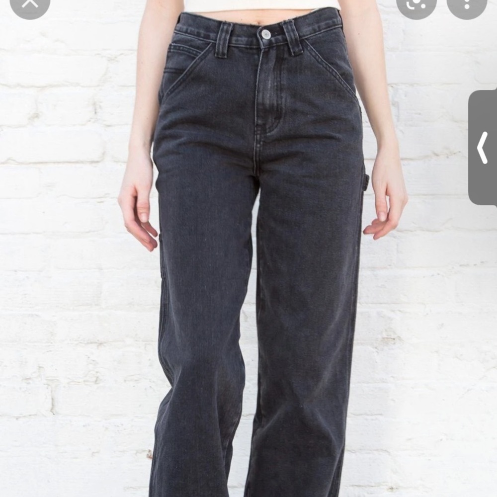 Brandy melville black painter pants